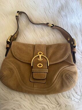 Coach y2k suede soho bag